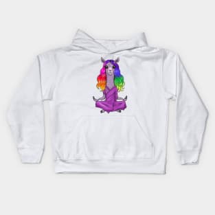 Balayage Dalai Llama Kids Hoodie